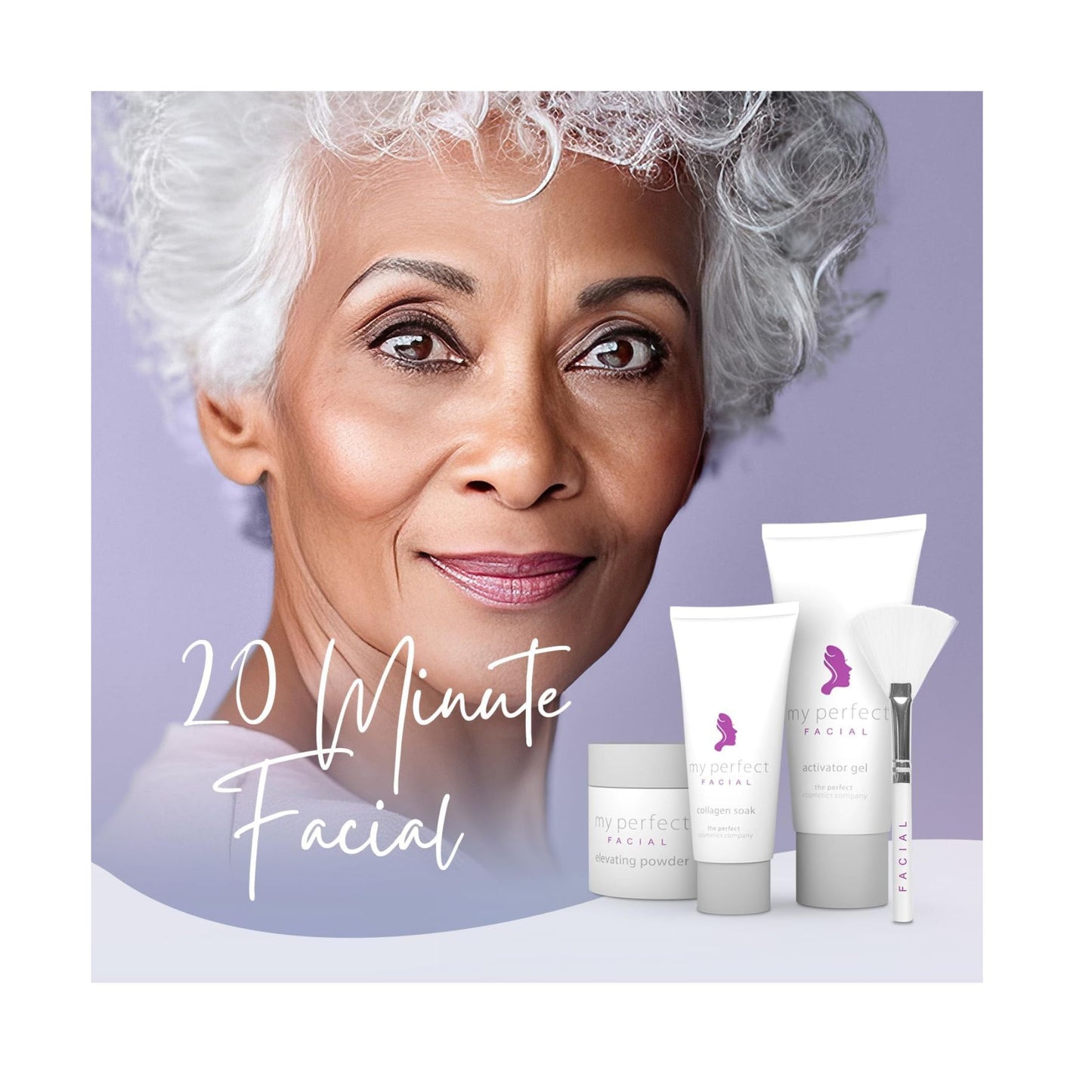 My Perfect Facial, Penny Lane, 5 Treatment Kit, Instant Results, Clinically Proven, Anti-Ageing 3-Stage Facial Contouring and Skin Tightening System. Salon Grade Results, 20 minute facial at home