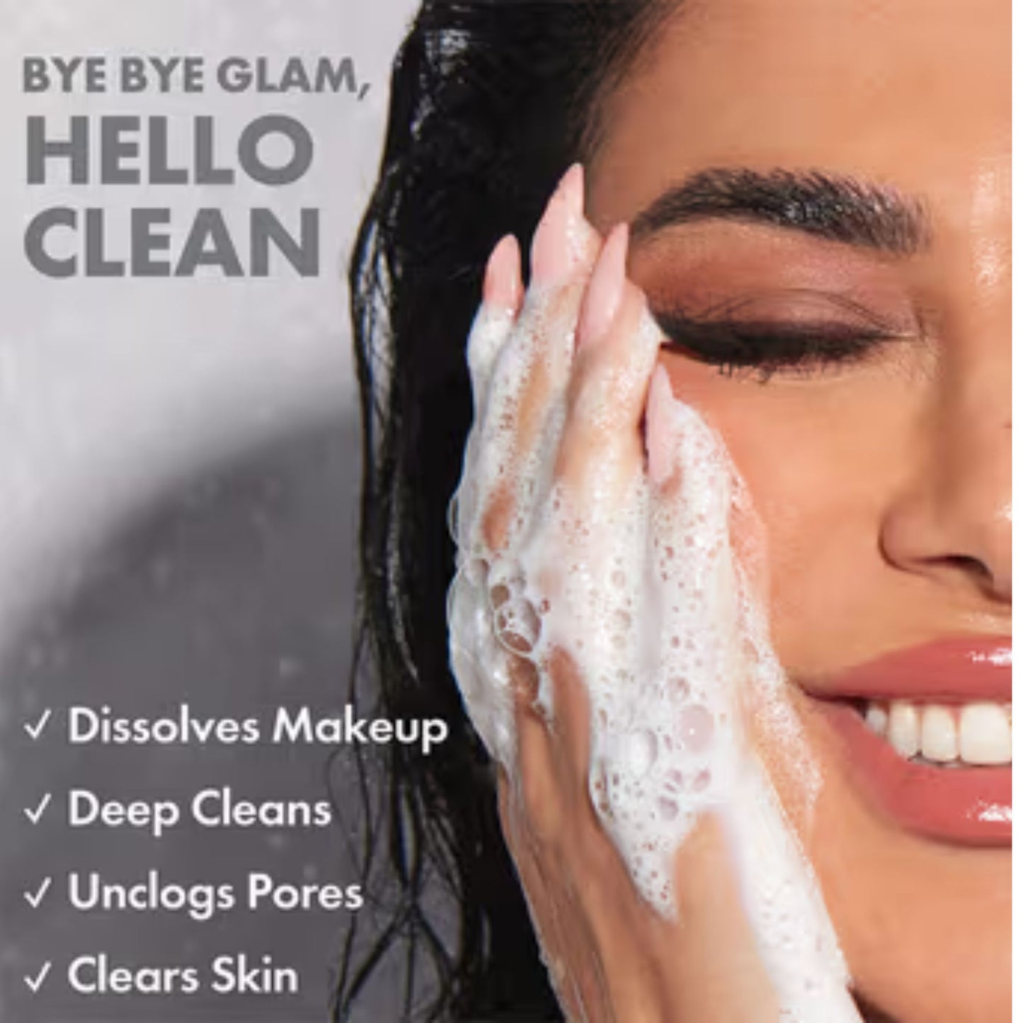 Wishful Get Clean 2% PHA & Sea Moss gentle Foaming Cleanser - 50ml Mini