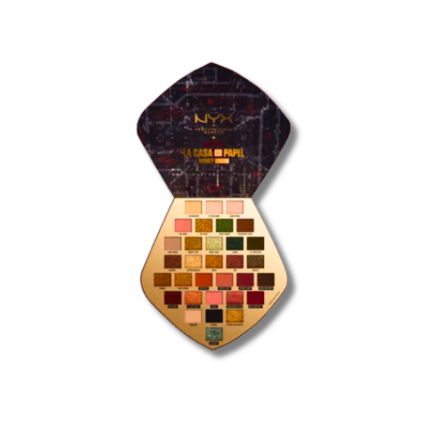 NYX Professional Makeup X Netflix Money Heist 32 Eye Palette