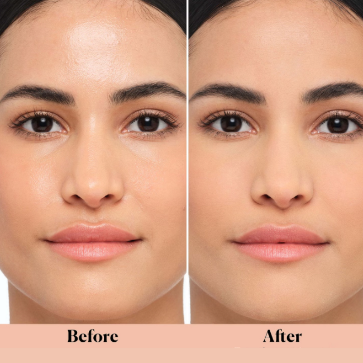 Laura Mercier Translucent Loose Setting Powder shade Honey, Before & After Application
