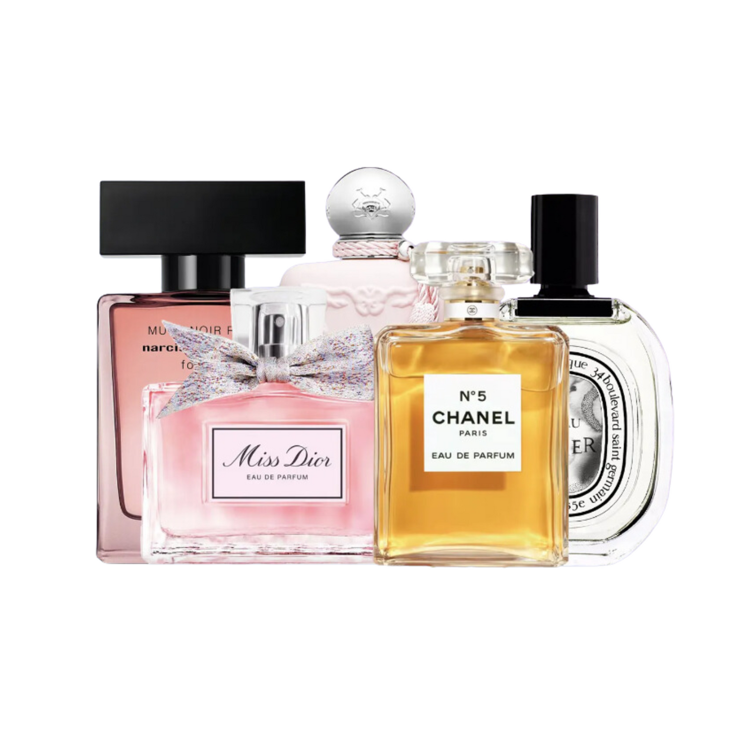 Perfumes for women. Eau de toilette, Eau de parfum, colognes