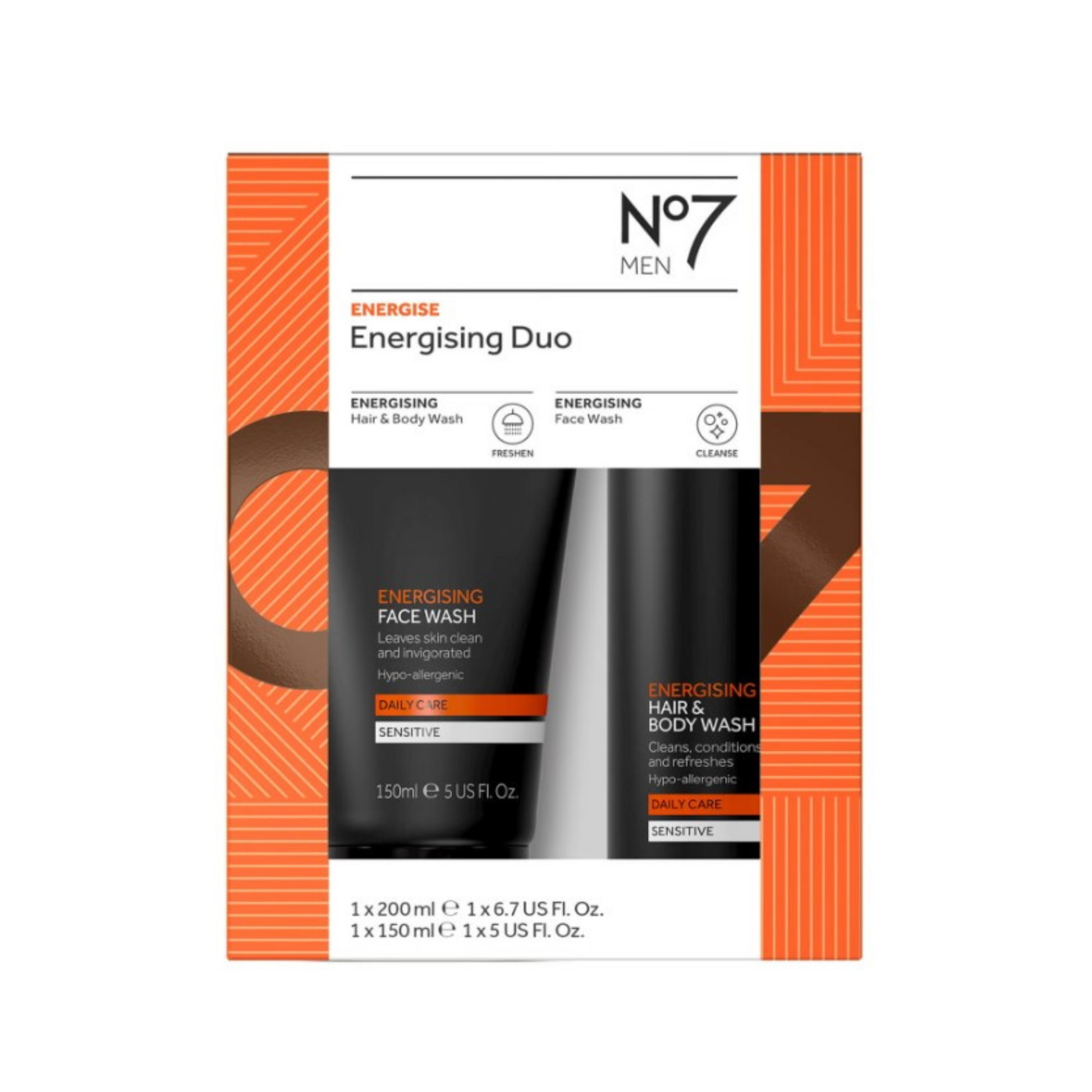 No7 Men Energising Duo Gift Set 