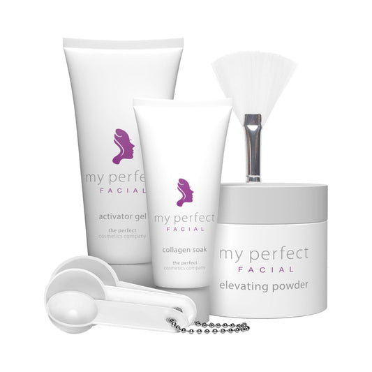 My Perfect Facial, Penny Lane, 5 Treatment Kit, Instant Results, Clinically Proven, Anti-Ageing 3-Stage Facial Contouring and Skin Tightening System. Salon Grade Results, 20 minute facial at home