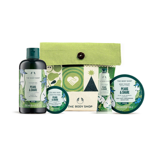 The Body Shop Pears & Share Essential Body Care Holiday Gift Set