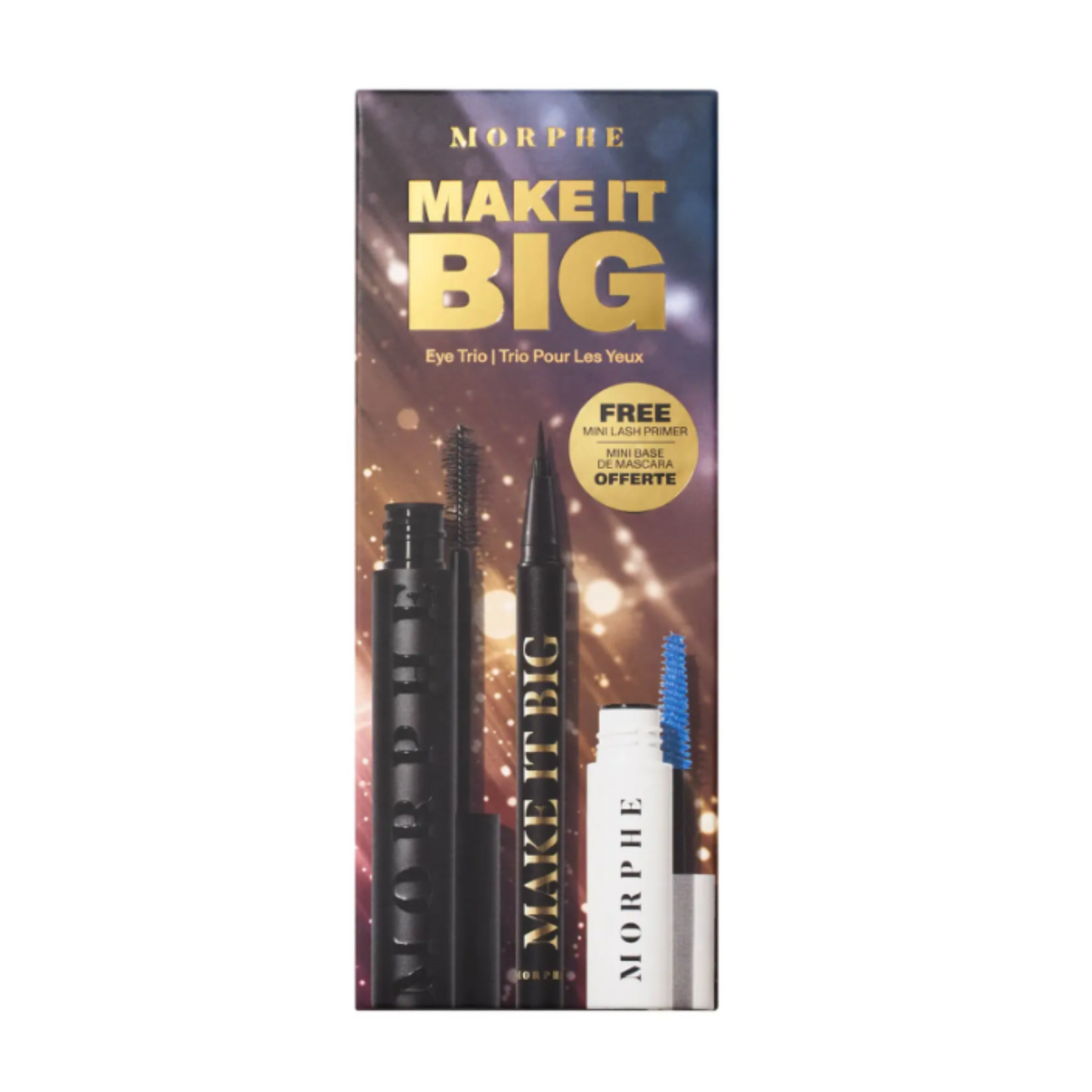 Morphe Make it Big Eye Trio Gift Set Mascara Liquid Liner Prime Lash Primer