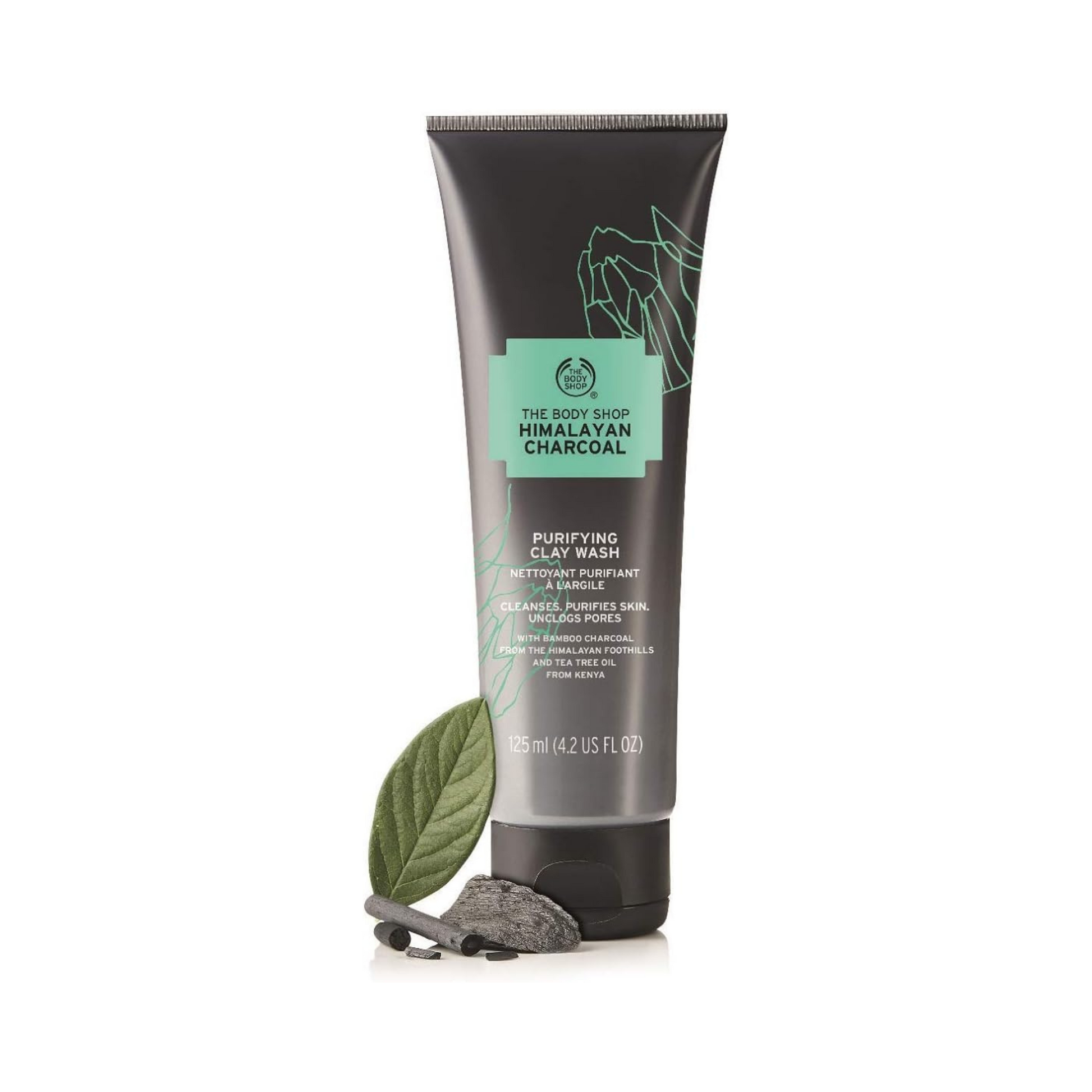 The Body Shop Himalayan Charcoal Purifying Clay Wash 125ml