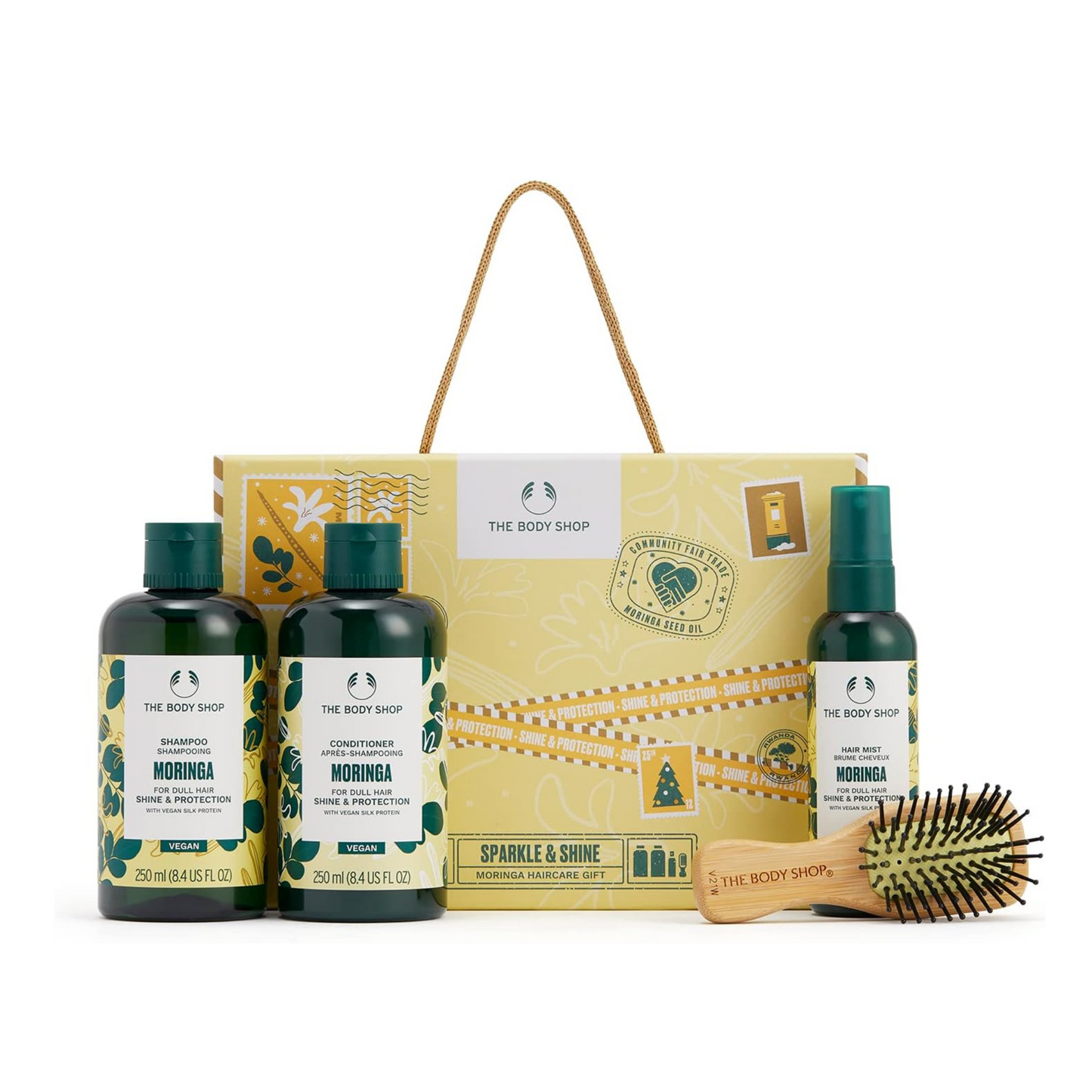 The Body Shop Sparkle & Shine Moringa Haircare Gift Set