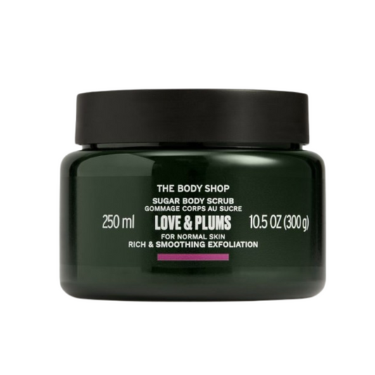 The Body Shop Sugar Body Scrub 250ml Love and Plums