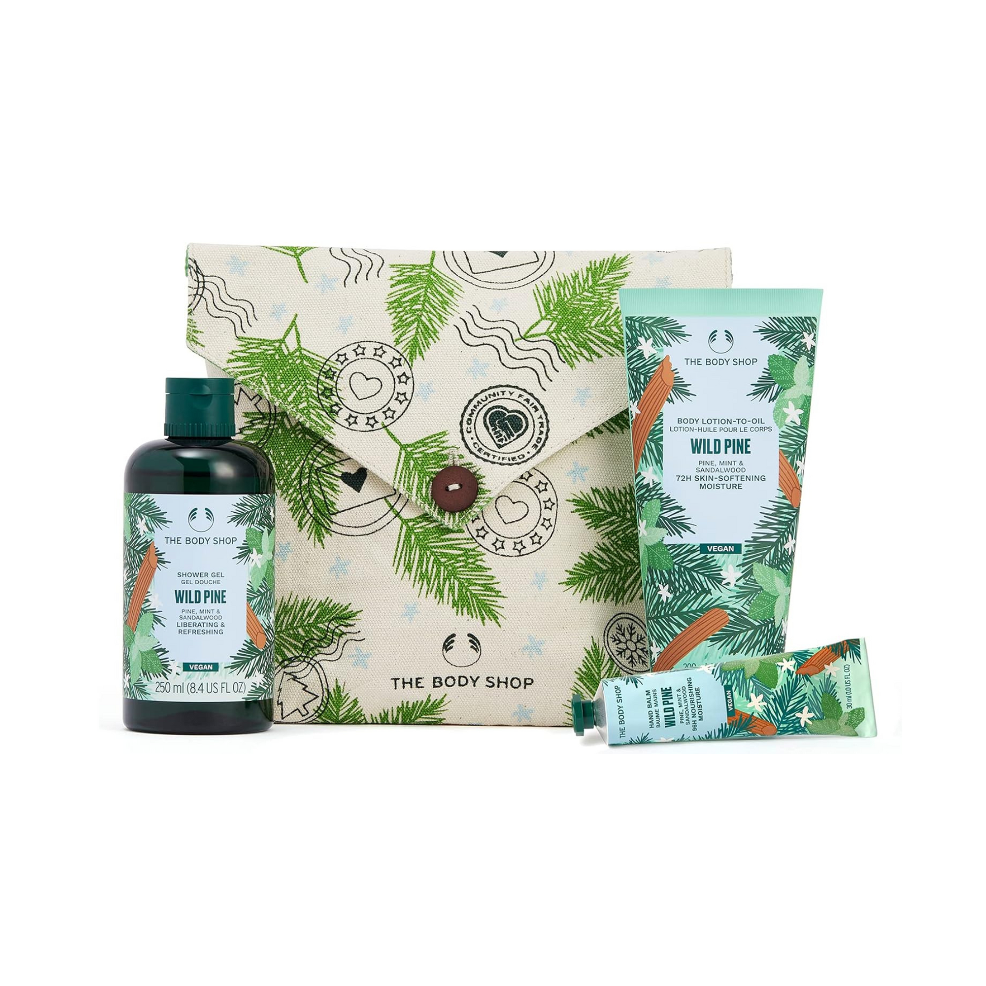 The Body Shop Pine & Divine Wild Pine 3-Pieces Gift Set