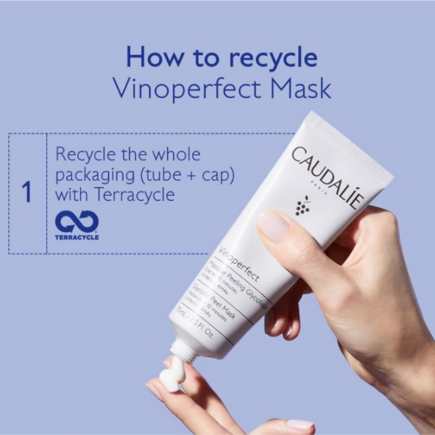 Caudalie Vinoperfect Glycolic Peel Mask 75ml