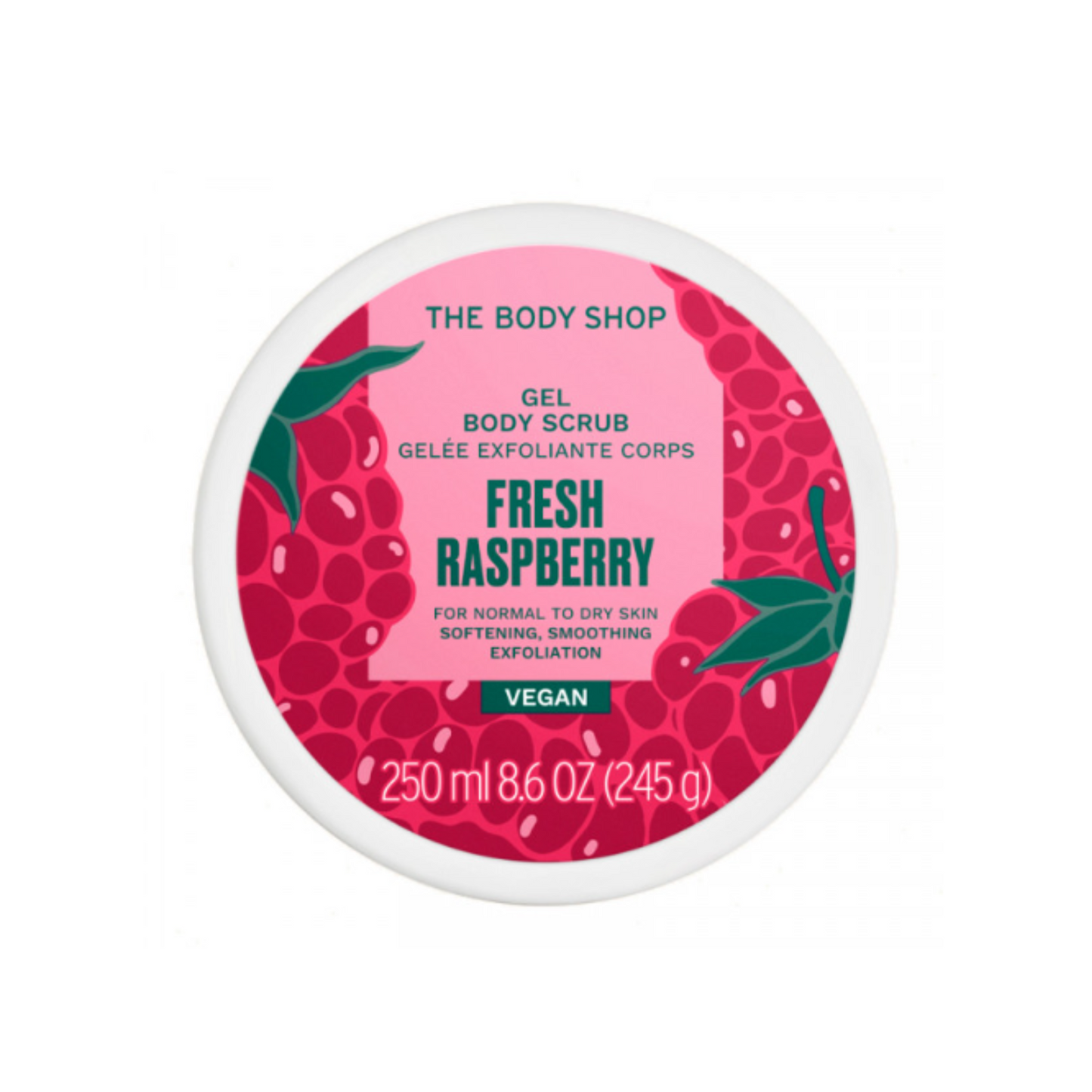 The Body Shop Fresh Raspberry Gel Body Scrub 250ml