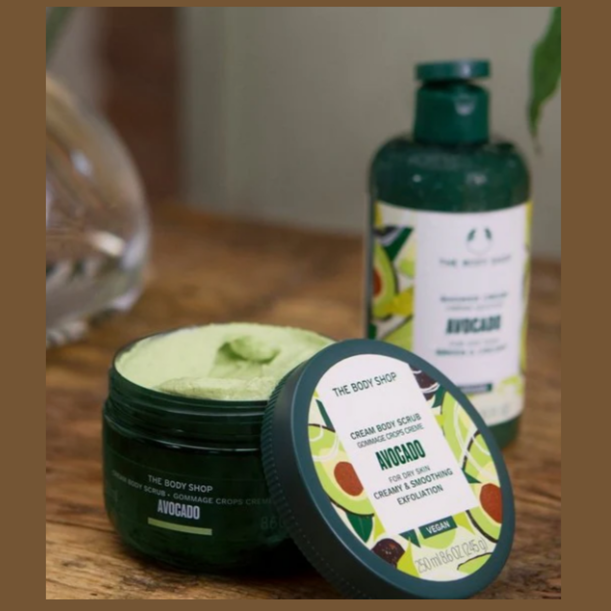 The Body Shop Avocado Cream Body Scrub 250ml