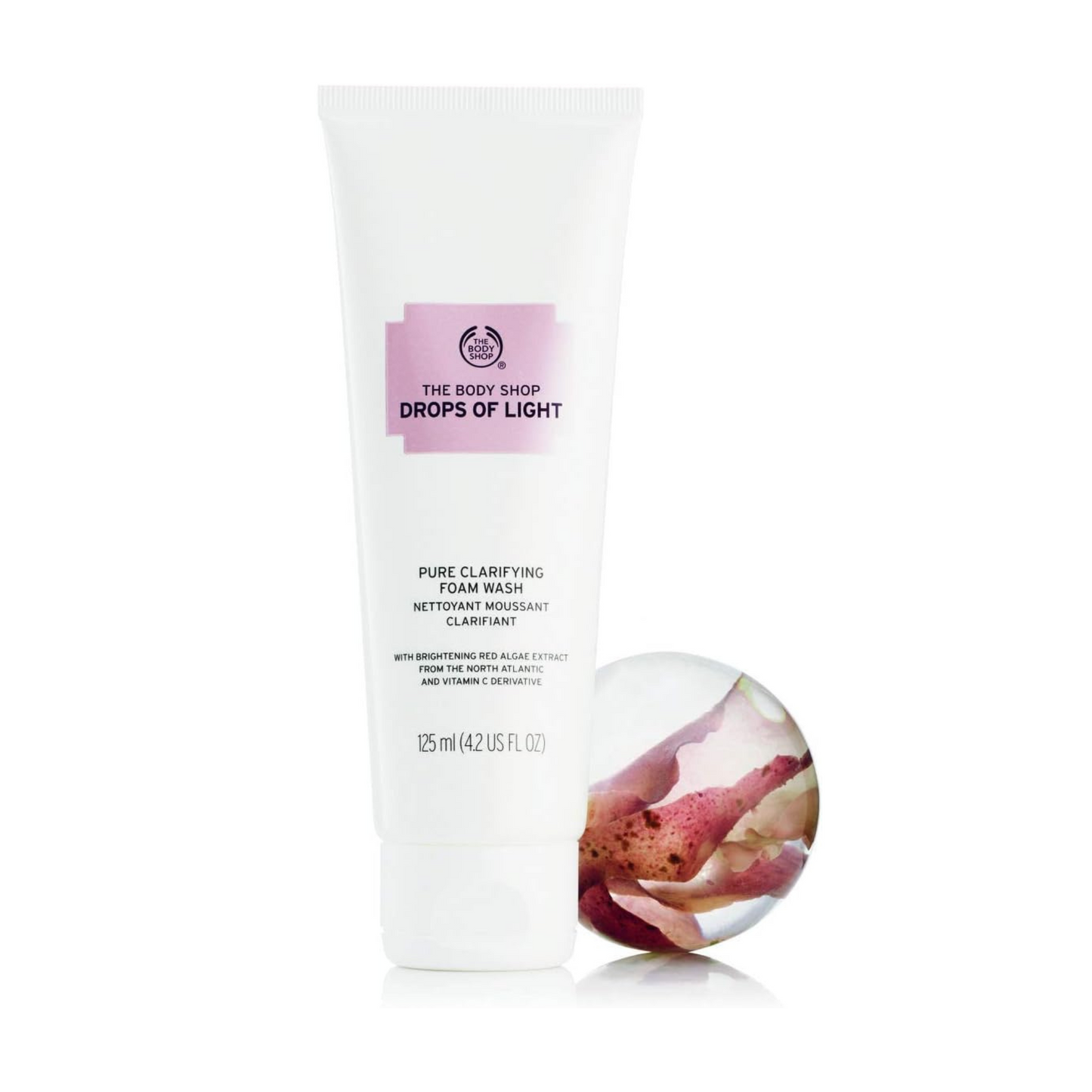 The Body Shop Drops of Light Pure Clarifying Foam Wash 125ml