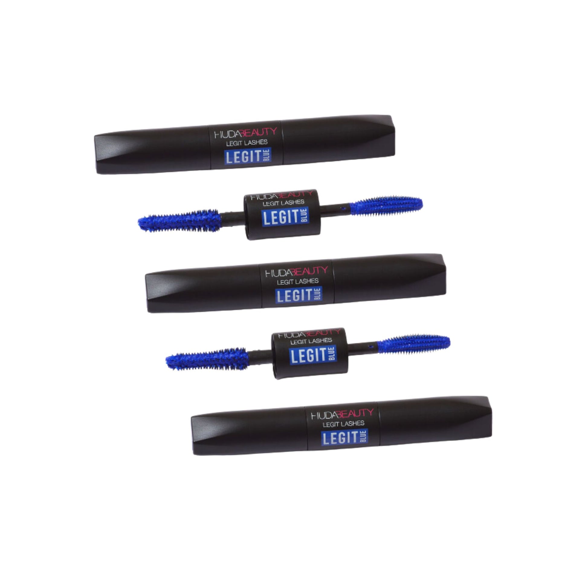 Huda Beauty Legit BLUE Lashes Double-Ended Volumizing and Lengthening Mascara Mini