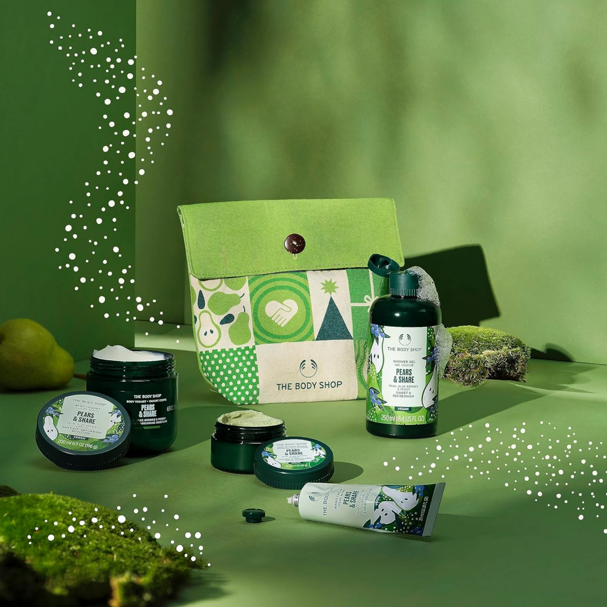 The Body Shop Pears & Share Essential Body Care Holiday Gift Set