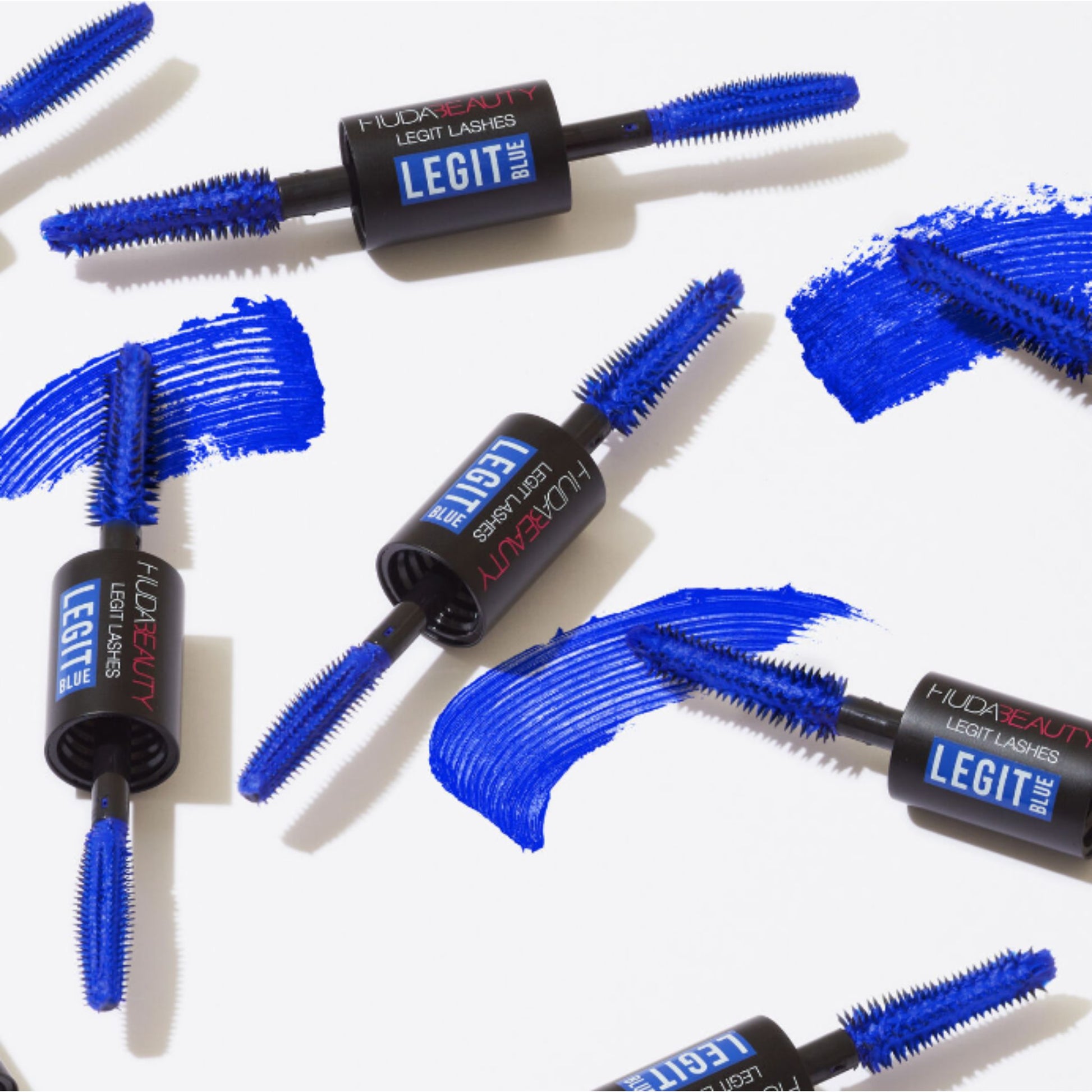 Huda Beauty Legit BLUE Lashes Double-Ended Volumizing and Lengthening Mascara Mini