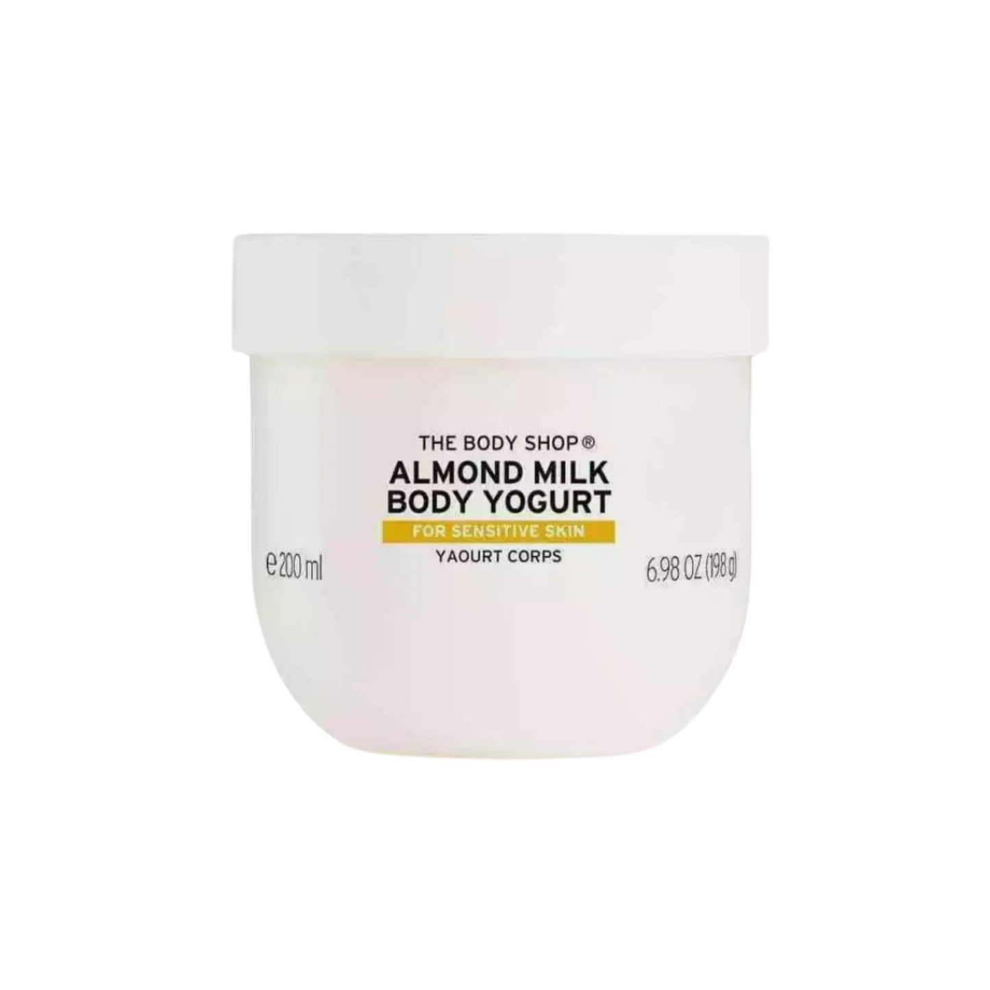 The Body Shop Body Yogurt 200ml Almond Milk for sensitive skin