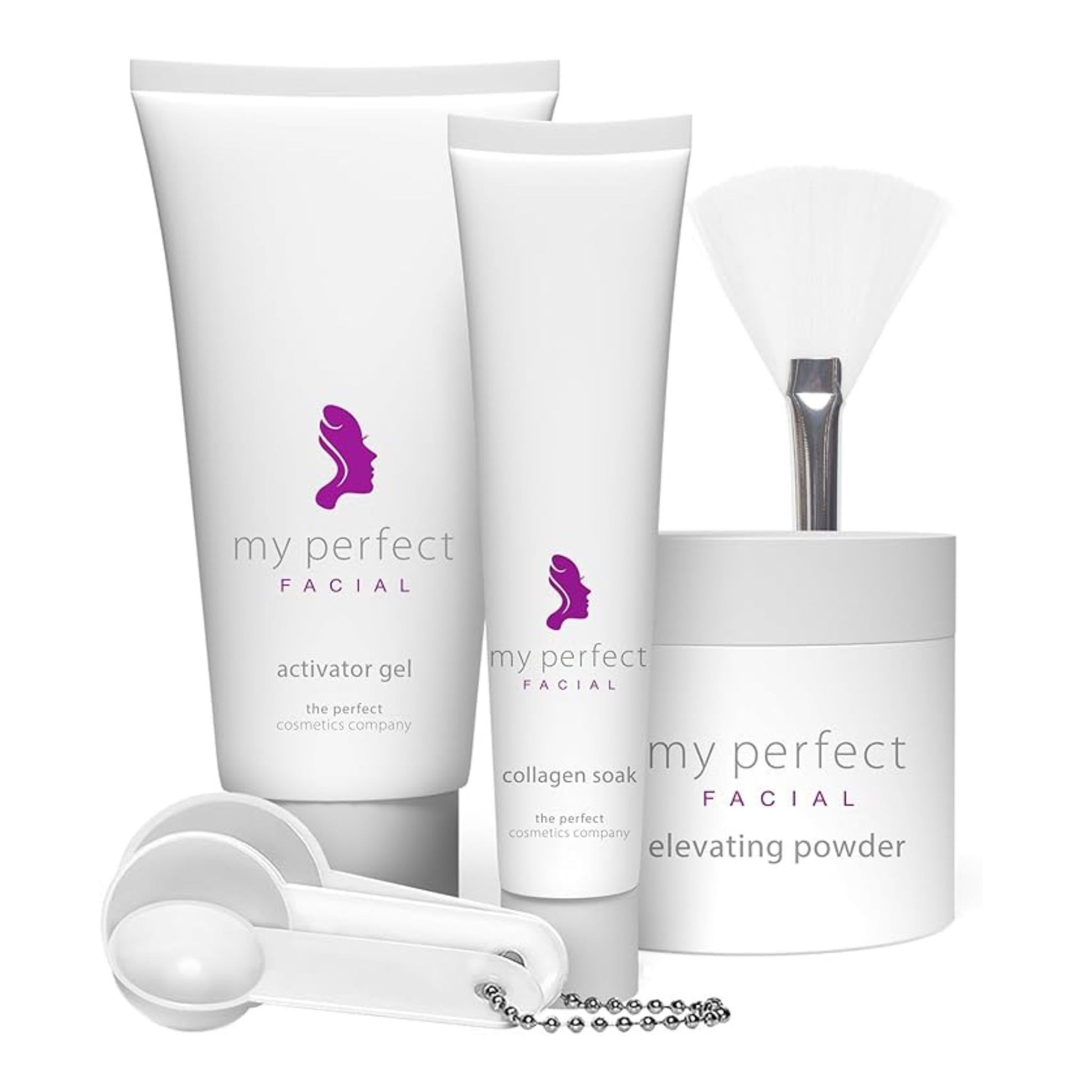 My Perfect Facial, Penny Lane, 10 Treatment Kit, Instant Results, Clinically Proven, Anti-Ageing 3-Stage Facial Contouring and Skin Tightening System. Salon Grade Results, As Seen on TV