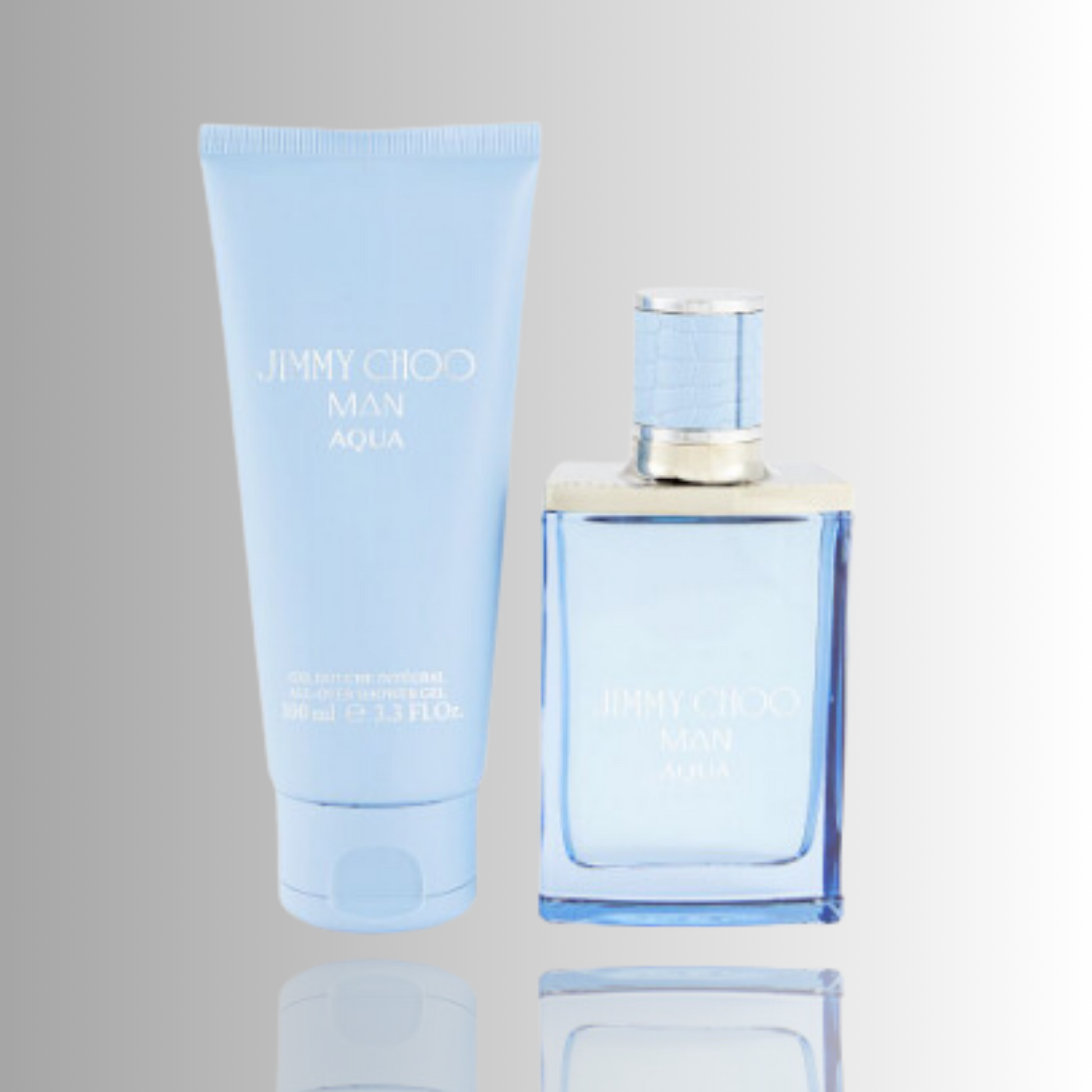 Jimmy Choo Man Aqua Eau De Toilette 50ml & Shower Gel Gift Set