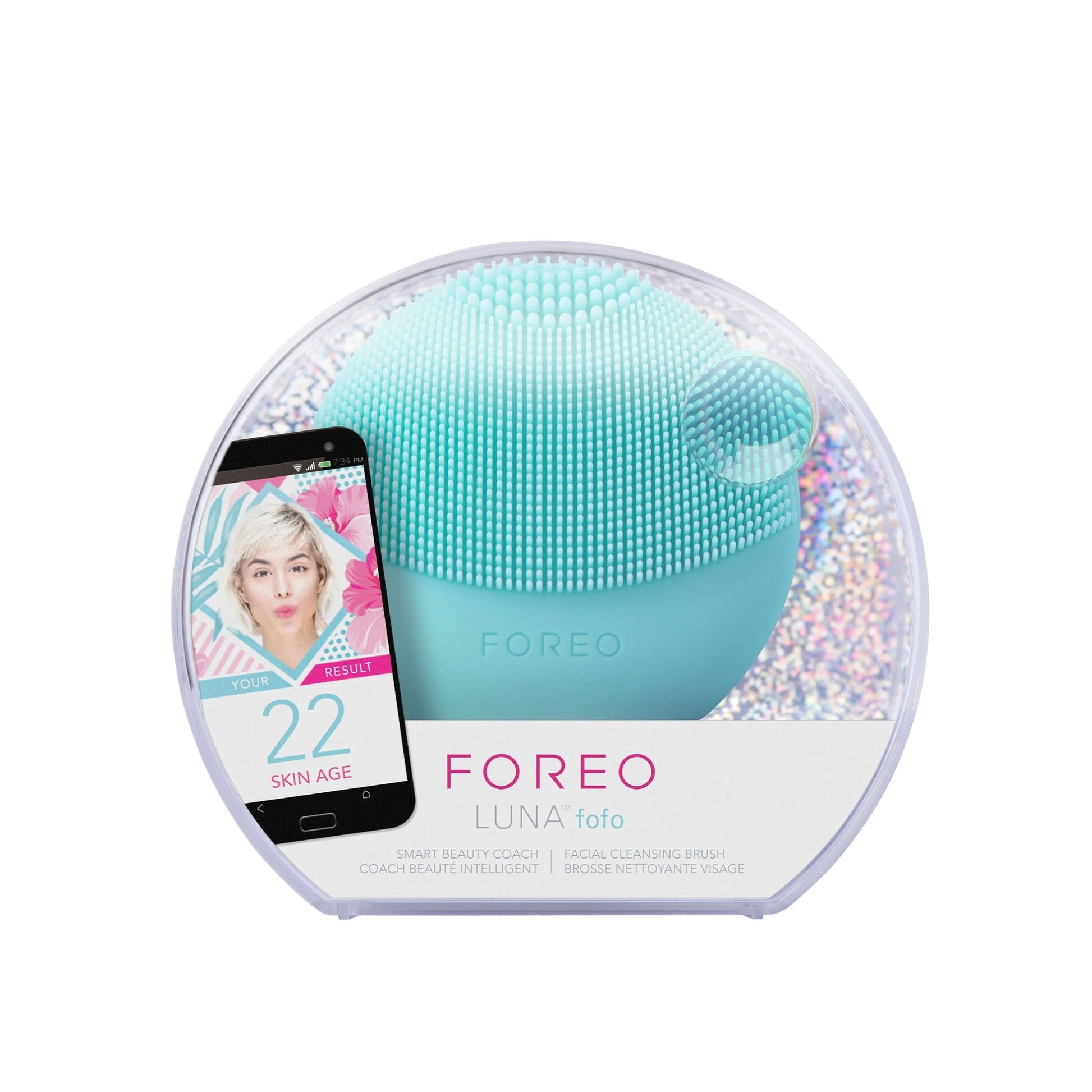 Foreo LUNA fofo Blue Smart facial cleansing brush