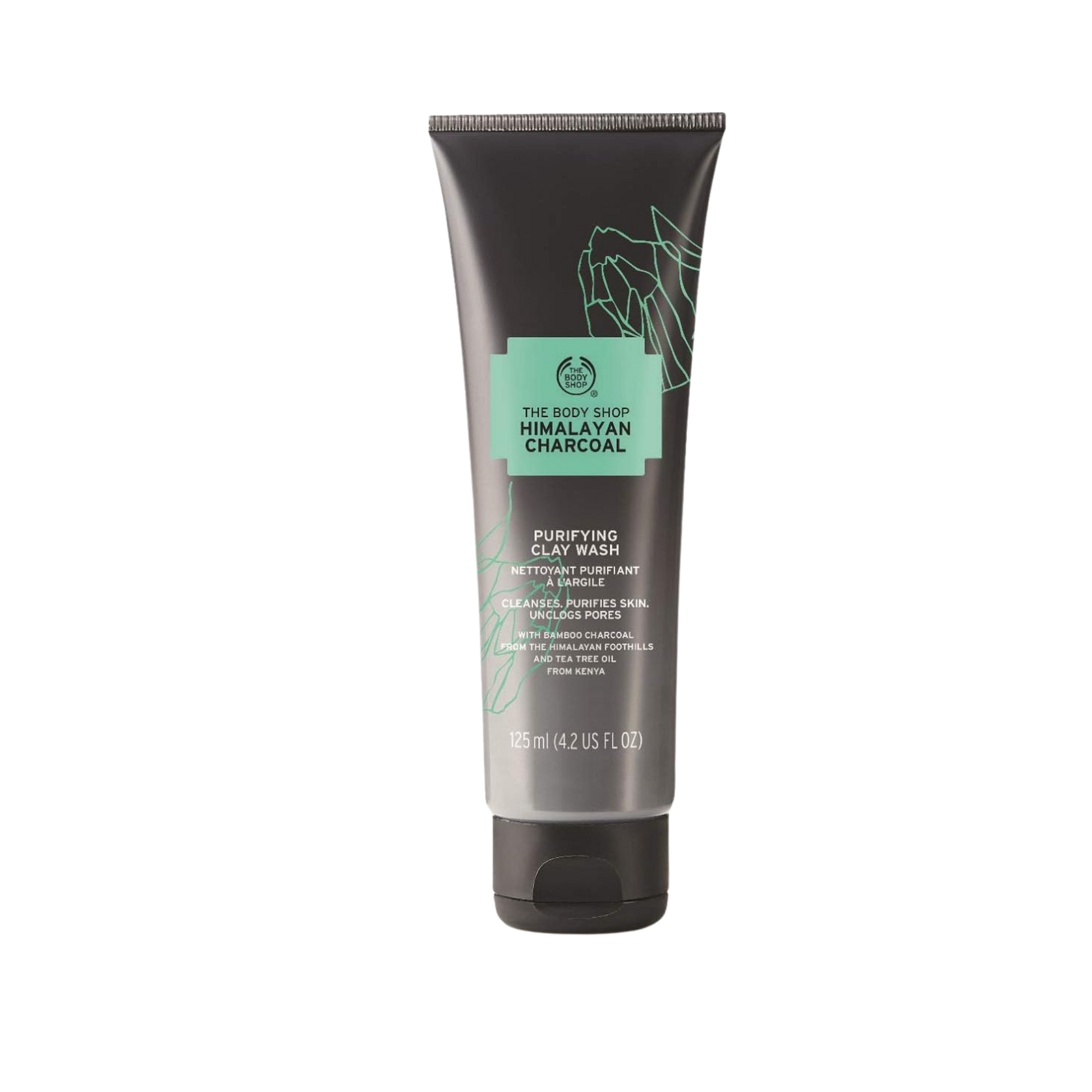 The Body Shop Himalayan Charcoal Purifying Clay Wash 125ml