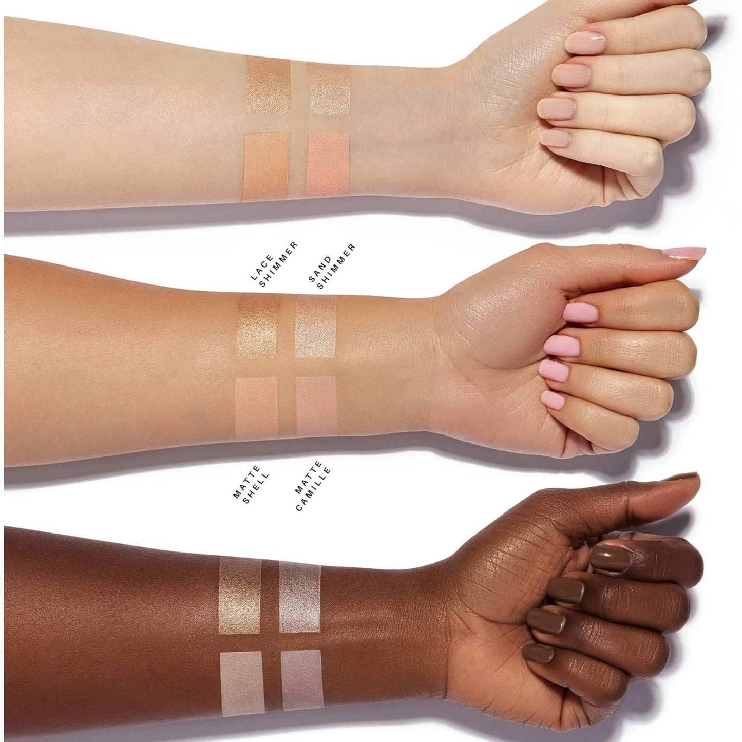 Anastasia Beverly Hills Highlighting Duo Pencil Swatches Shade Shell & Lace