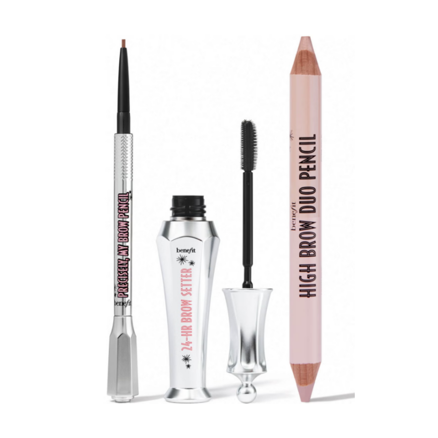 BENEFIT Bigtime Brow Haul brow value set including Precisely, My Brow Pencil & 24-HR Brow Setter Shade 5 Black - Brown Worth £70.50