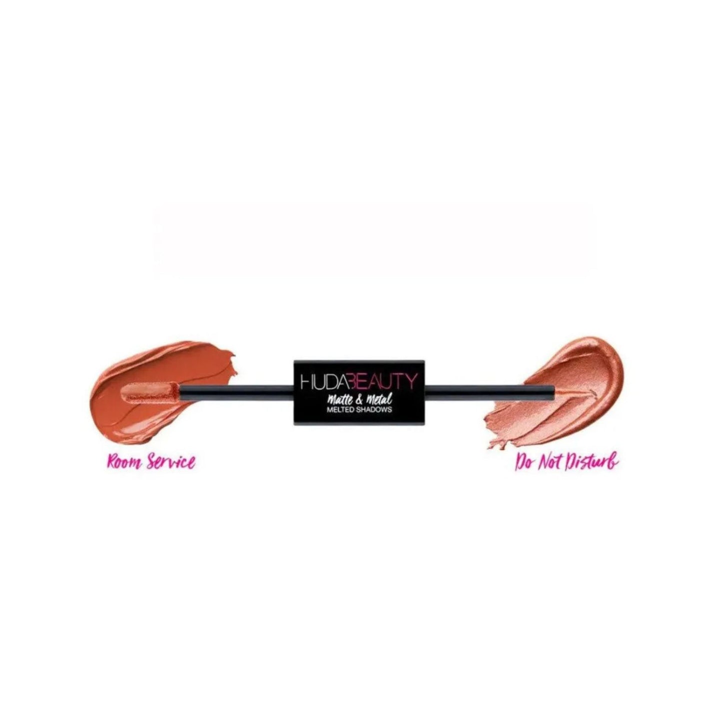 huda beauty melted eyeshadow dual ended glitter and matte room service and do not disturb