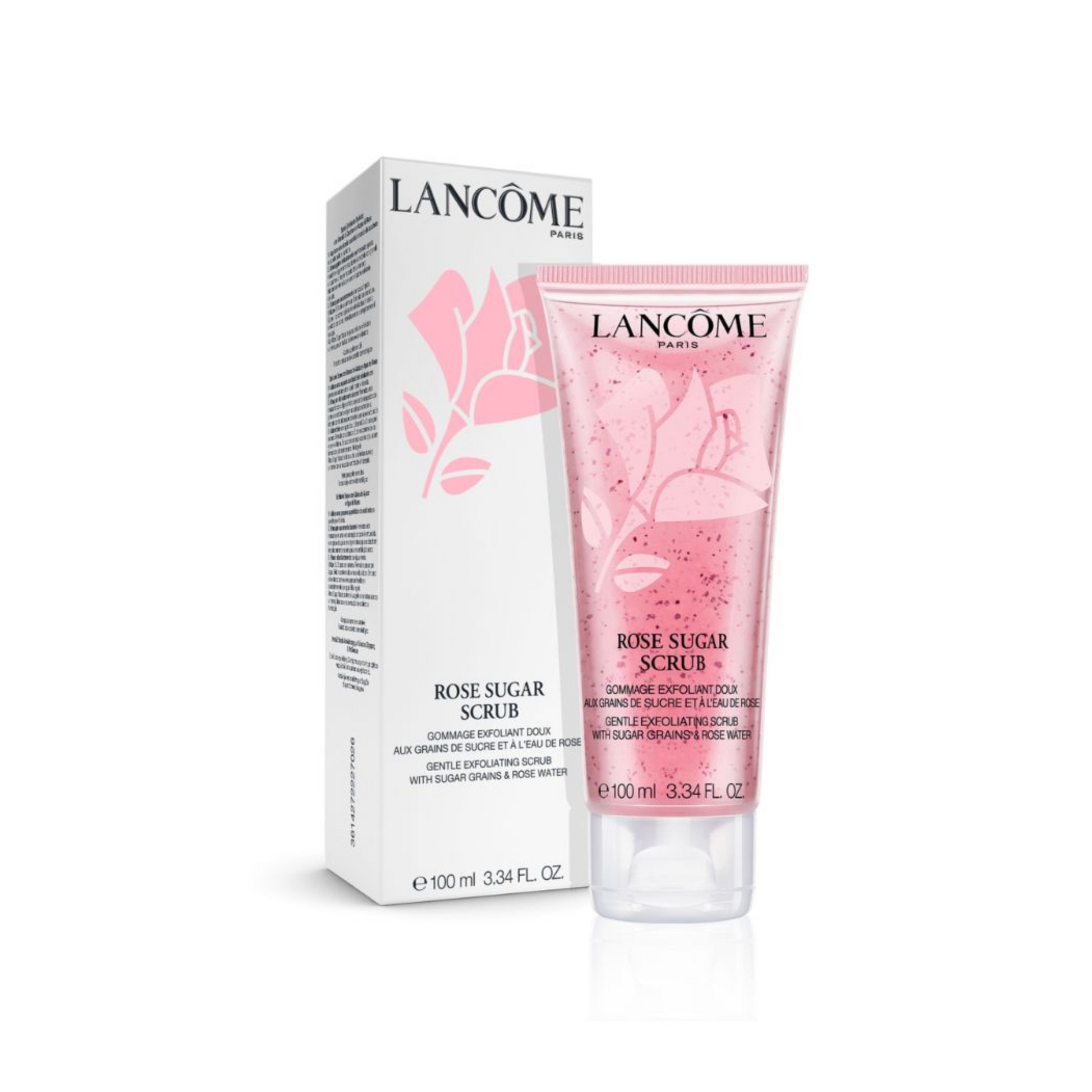 Lancome Rose Sugar Scrub 100ml Soothing & Glowing Skincare