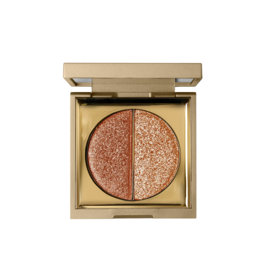 stila bare with flair eye shadow duo golden topaz